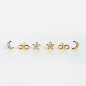 The Summer I Turned Pretty Infinity Stud Earring Pack