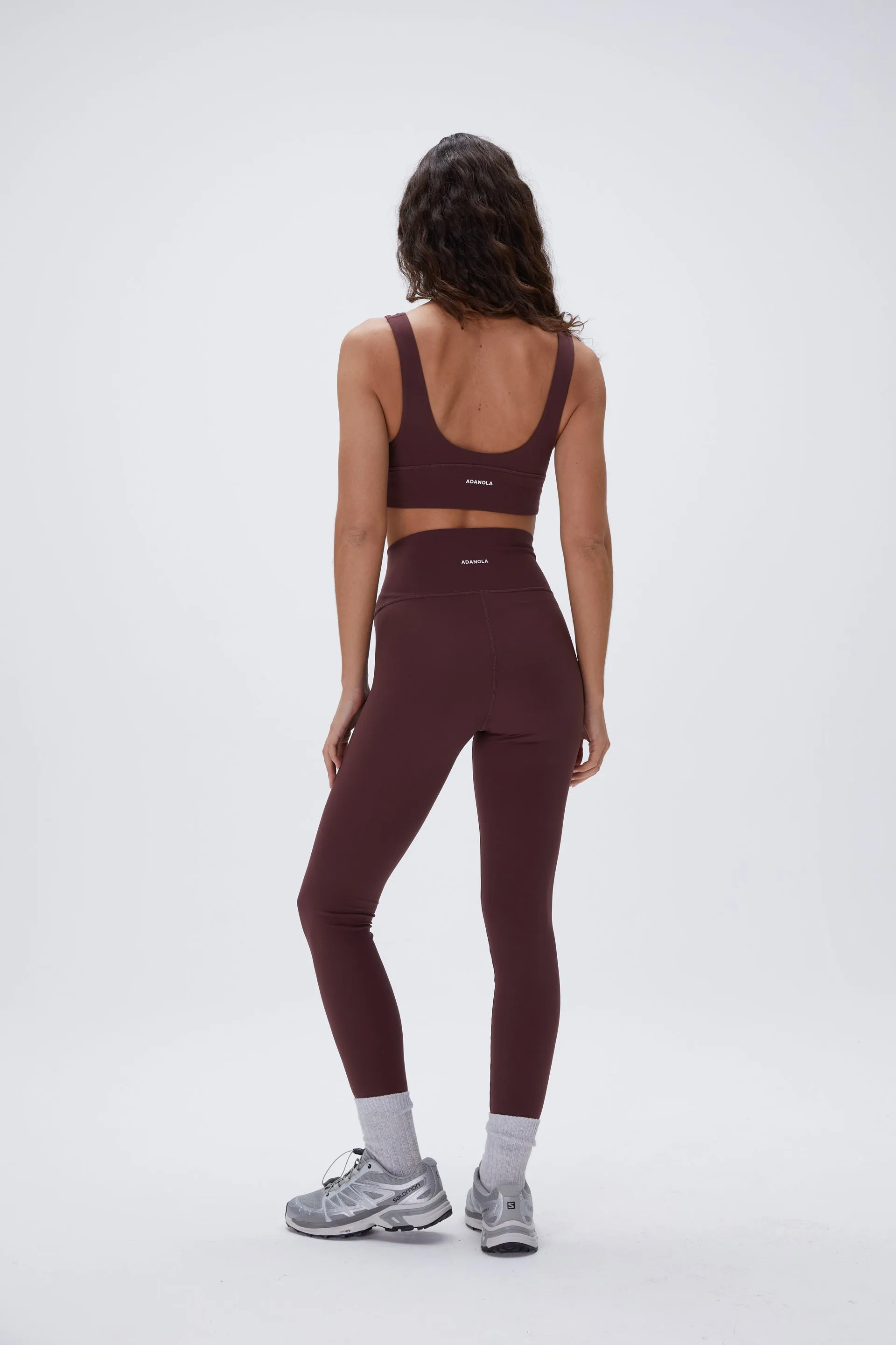 Ultimate Wrap Over Leggings - Burgundy