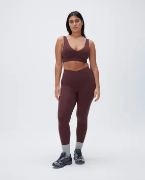 Ultimate Wrap Over Leggings - Burgundy