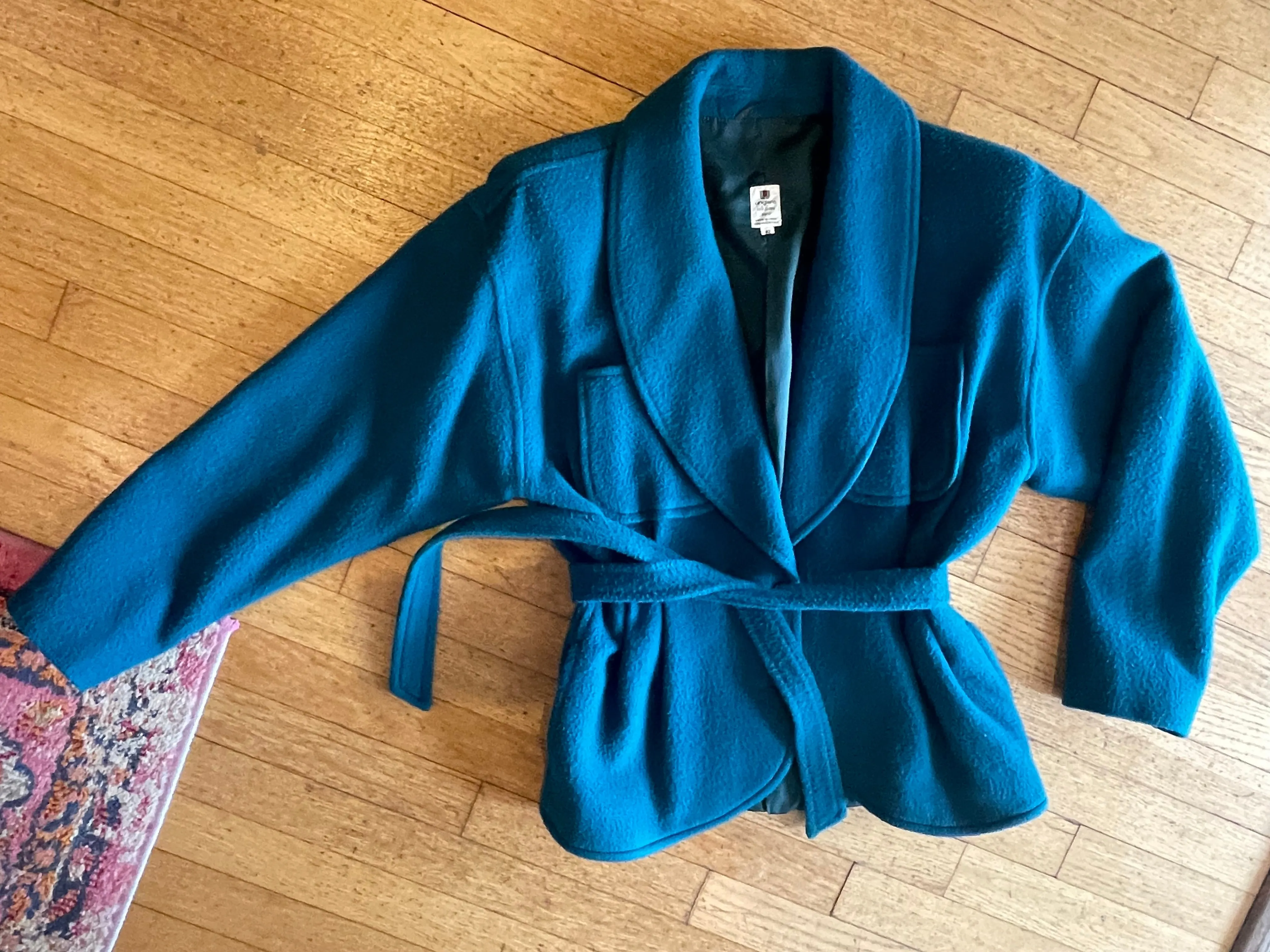 Ungaro Teal Wool Jacket