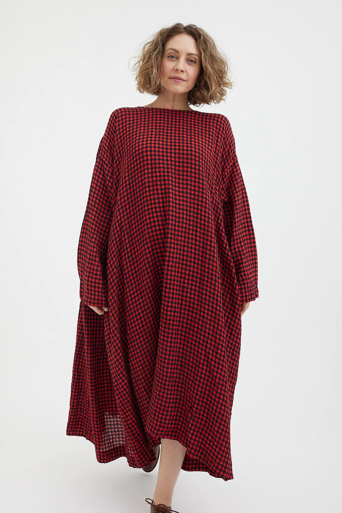 Veritecoeur - L/W Check Dress - VC-2542