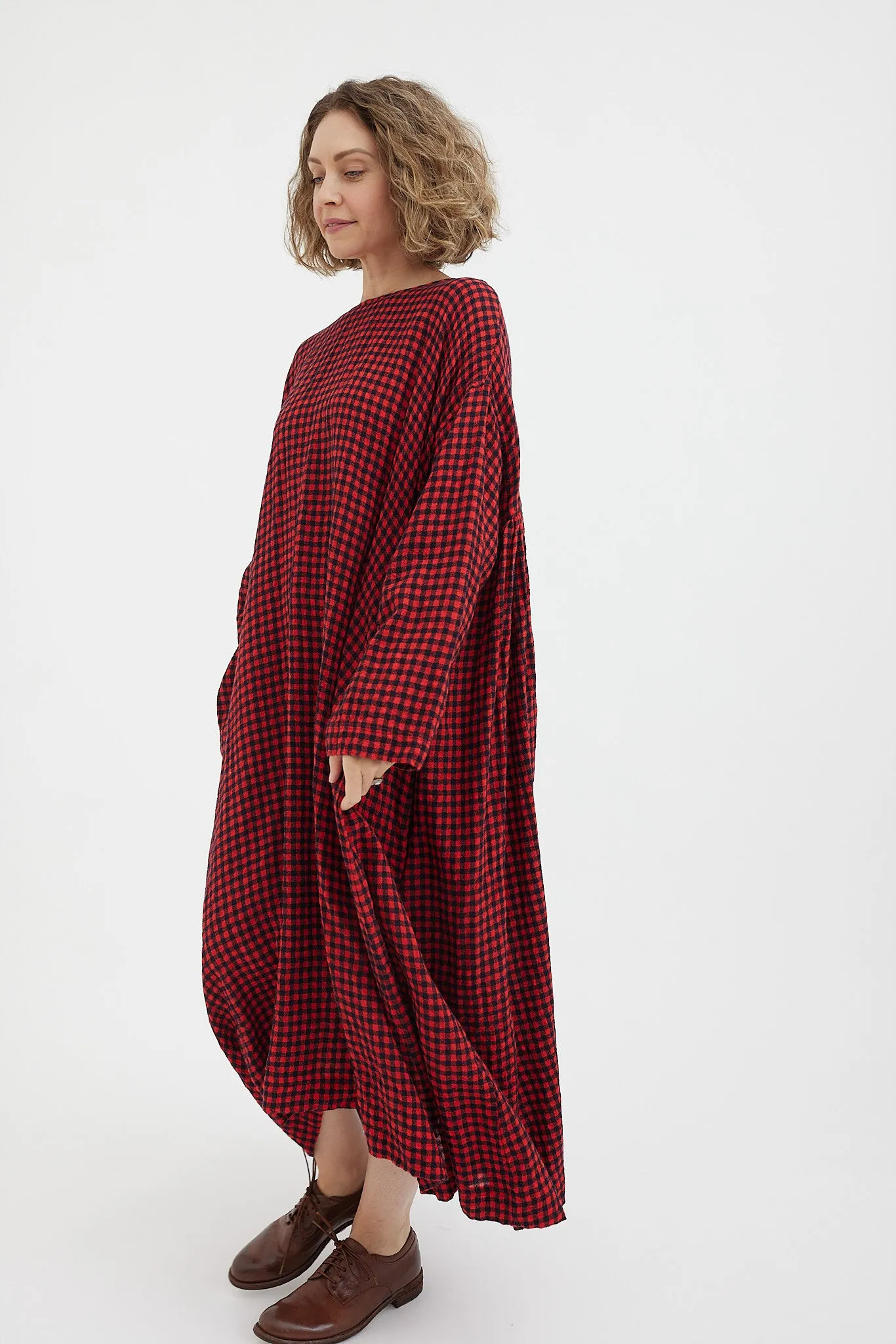 Veritecoeur - L/W Check Dress - VC-2542