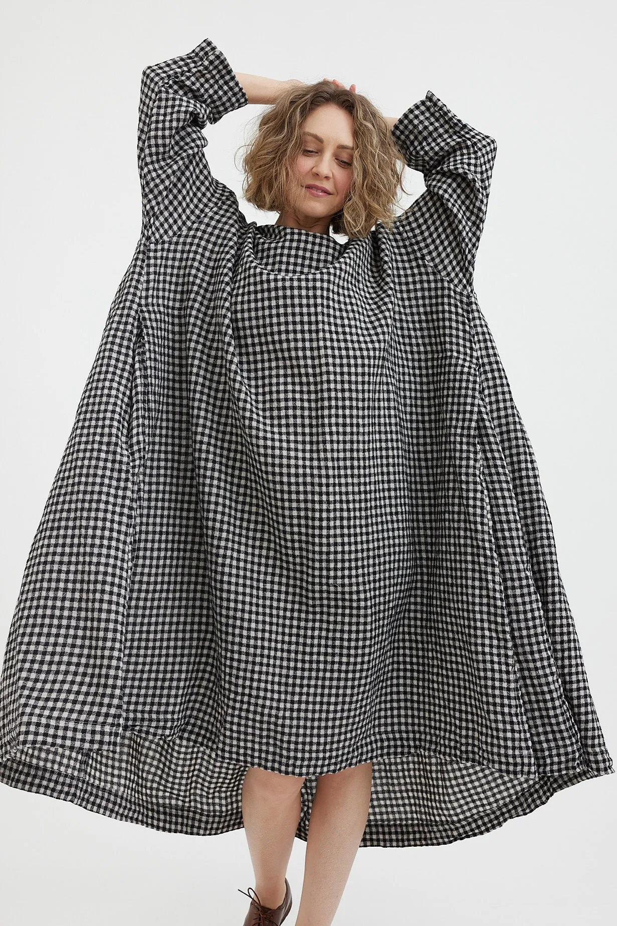 Veritecoeur - L/W Check Dress - VC-2542