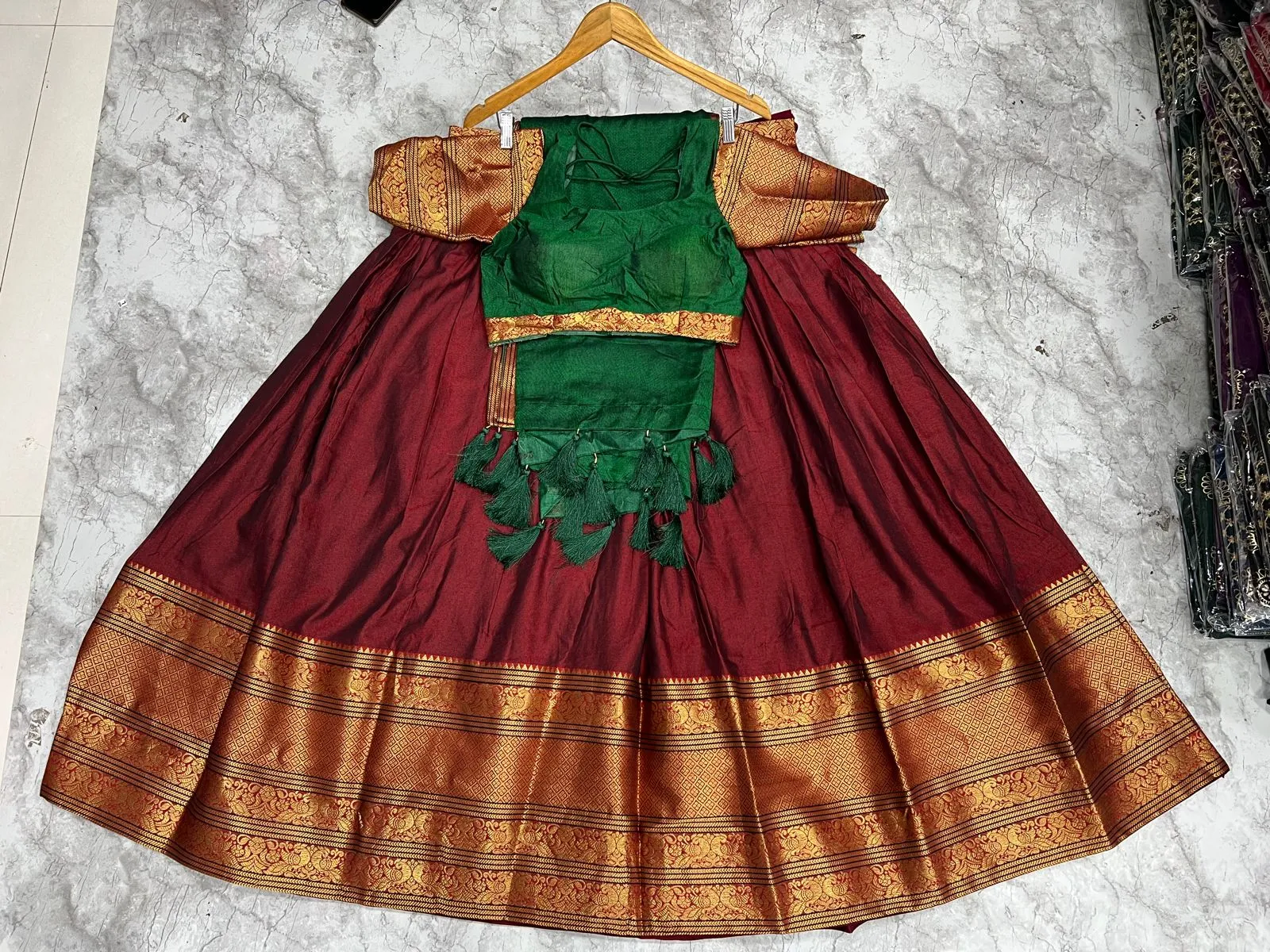 Women Ethnic Traditional Lehenga Blouse Dupatta